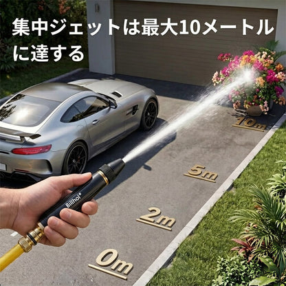 💥50％オフ — 本日最終日丨Billhol® 🏆🔫家庭用高圧洗車ウォーターガン。植物や野菜への水やり、洗車に欠かせないアイテムです。👍💦